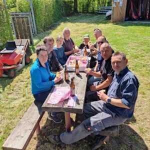 Brotzeit nach dem Arbeitsdienst